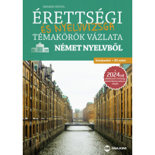Maxim Érettségi és nyelvvizsga témakörök vázlata német nyelvből - középszint, B1 szint nyelvkönyv, szótár
