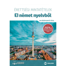 Maxim Érettségi mintatételek német nyelvből (80 középszintű tétel) tankönyv