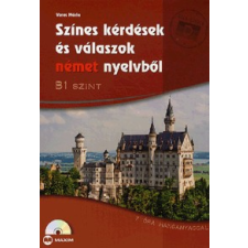 Maxim Könyvkiadó SZÍNES KÉRDÉSEK ÉS VÁLASZOK NÉMET NYELVBŐL B1+CD nyelvkönyv, szótár