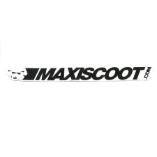  Maxiscoot matrica 120x14mm fekete/fehér információs címke
