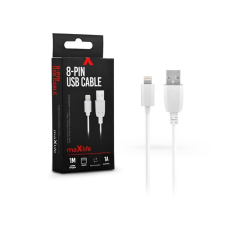 Maxlife tf-0113 1m usb-lightning fehér adat- és töltőkábel kábel és adapter