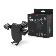 Maxlife univerzális szellőzőrácsba illeszthető autós tartó - Maxlife MXCH-05 Car Holder - fekete mobiltelefon kellék
