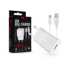 Maxlife USB hálózati töltő adapter + USB Type-C adatkábel 1 m-es vezetékkel - Maxlife MXTC-01 USB Wall Charger - 5V/2,1A - fehér