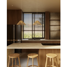 Maxlight Amalfi I natúr-fehér függesztett lámpa (MAX-P0577) E27 1 izzós IP20 világítás