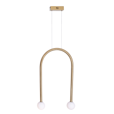Maxlight Enigma arany LED függesztett lámpa (MAX-P0514) LED 2 izzós IP20 világítás