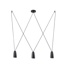 Maxlight Sistema fekete függesztett lámpa (MAX-P0399) G9 3 izzós IP20 világítás