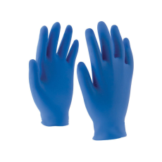  MAXTER Egyszer használatos nitril vizsgálókesztyű púdermentes (200 db/doboz) S