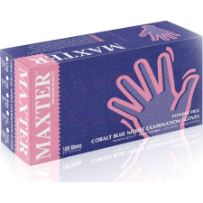 Maxter Védőkesztyű, egyszer használatos, nitril, XS méret, 100 db, púder nélküli, pink ( ) védőkesztyű