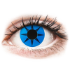 MaxVue Vision ColourVUE Crazy Lens - Blue Star - dioptria nélkül (2 db lencse)