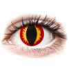 MaxVue Vision ColourVUE Crazy Lens - Dragon Eyes - dioptria nélkül napi lencsék (2 db lencse)