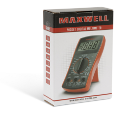 MAXWELL - Digitális multiméter, 25109 mérőműszer
