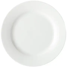Maxwell & Williams White Basics desszertes tányér, 19 cm, 4 db tányér és evőeszköz