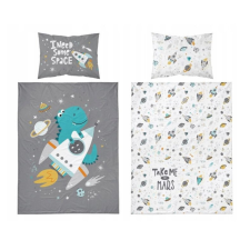 Maya Moo Gyerek pamut ágyneműhuzat 90x120cm - Dinó Űrkaland babaágynemű, babapléd