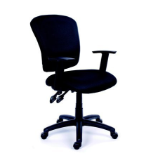  MAYAH Irodai szék, fekete szövetborítás, fekete lábkereszt, MAYAH &quot;Active&quot; forgószék