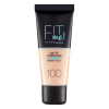 Maybelline NEW YORK Fit Me! Matte & Poreless Foundation 100 Warm Ivory 30 ml (3600531369330)