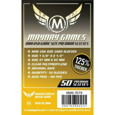 Mayday Games Mayday Premium Mini US kártyavédő (sleeve) - 41*63 mm (50 db/csomag) matrica
