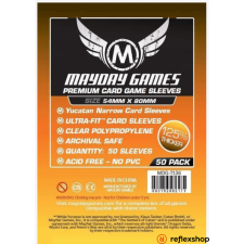 Mayday Games Prémium Yucatan keskeny kártyavédő (50 db-os csomag) 54 x 80 mm társasjáték