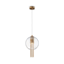 MAYTONI Flusso bronz-átlátszó függesztett lámpa (MAY-P095PL-01BZ) GU10 1 izzós IP20 világítás