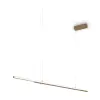 MAYTONI Halo sárgaréz-fehér LED függesztett lámpa (MAY-MOD005PL-L48BSK) LED 1 izzós IP20