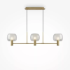 MAYTONI Maytoni VISION MOD411PL-03G Függőlámpa 3x60W/E14 IP20