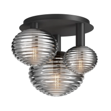 MAYTONI modern mennyezeti lámpa reels fekete füstös mymod268cl-03b világítás