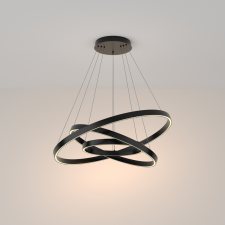 MAYTONI Rim fekete LED függesztett lámpa (MAY-MOD058PL-L100B3K) LED 1 izzós IP20 világítás