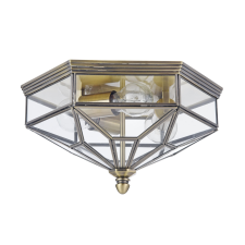 MAYTONI Zeil bronz-átlátszó mennyezeti lámpa (MAY-H356-CL-03-BZ) E27 3 izzós IP43 világítás