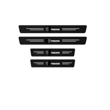  Mazda kompatibilis Küszöb karcolásgátló küszöbvédő matrica Fehér autó dekoráció