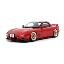  Mazda RX7 KHYZYL Saleem piros 2020 modellautó 1:18 makett
