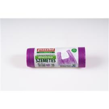 Mazzini 104037 újrahasznosított kötehető füles 15db/roll 60L szemeteszsák (MAZZINI_104037) tisztító- és takarítószer, higiénia