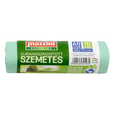 Mazzini Szemeteszsák újrahasznosított MAZZINI 60L 10 db/tekercs tisztító- és takarítószer, higiénia