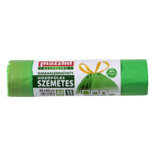 Mazzini Szemeteszsák újrahasznosított MAZZINI húzófüles 40L 15 db/tekercs tisztító- és takarítószer, higiénia