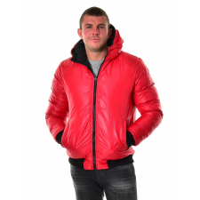 MB Collection férfi kifordítható kabát DOUBLE M21-2DOUBLE-0825-RSM-6901/PIROS-FEKETE férfi kabát, dzseki