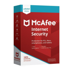 McAfee Internet Security 2020 - Unlimited Users (10 Device) 1 year karbantartó program