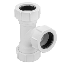 McAlpin PVC gyorscsatlakozó HC50E-WH T idom 50mm (WH) hűtés, fűtés szerelvény