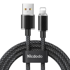 Mcdodo CA-3640 USB-A apa - USB-C/Lightning apa Adat és töltő kábel - Fekete (1.2m) kábel és adapter