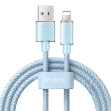 Mcdodo CA-3641 USB-A apa - USB-C/Lightning apa Adat és töltő kábel - Kék (1.2m) kábel és adapter