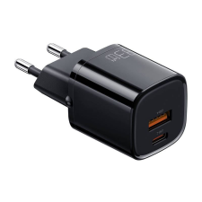 Mcdodo GaN USB + USB-C fali töltő 33W fekete (CH-0151) mobiltelefon kellék