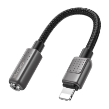 Mcdodo Lightning - mini jack 3.5mm audio adapter fekete (CA-5010) kábel és adapter
