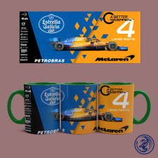  McLaren - Lando Norris bögre (Zöld) bögrék, csészék