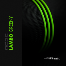  MDPC-X Sleeve Small - Lambo-Greeny UV, 1m - Zöld (SL100-S-LG) modding