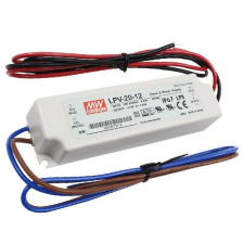 Mean Well MW LPV-20-12 IP67 141x30x20 mm 12V DC világítási kellék