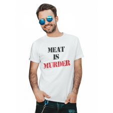 Meat is murder - Férfi Póló férfi póló