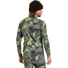 MEATFLY Avery férfi thermo póló kék-zöld camo férfi póló