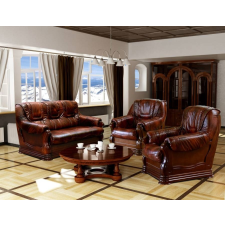 Meblohand Valódi Bőr Parma 3+1+1 ülőgarnitúra ágyazható kivitelben bútor
