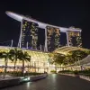  Média City70 Marina Bay Sands Szingapúr vászonfestmény, 90 x 90 cm