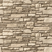  MÉDIA Fali tapéta, Öntapadó és mosható, Kőfal, 270 x 200 cm, Krém tapéta, díszléc és más dekoráció