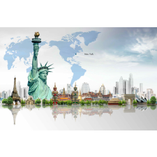  MÉDIA Műemlékek - Szabadság-Szobor matrica, 270 x 200 cm tapéta, díszléc és más dekoráció