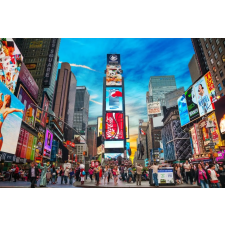  Media Nyomtatott tapéta, Times Square, 270 x 200 cm tapéta, díszléc és más dekoráció
