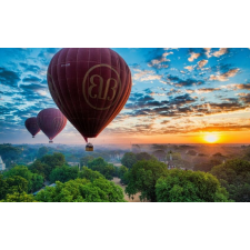  Média öntapadó és mosható fali tapéta, hőlégballon, 270 x 200 cm tapéta, díszléc és más dekoráció